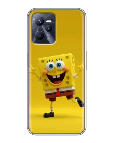 Чехол для Realme C35 с картинкой «Позитивный Губка Боб»