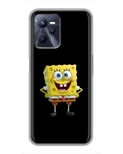Чехол для Realme C35 с картинкой «Классический Губка Боб»
