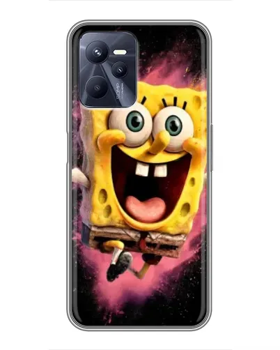 Чехол для Realme C35 с картинкой «Взрывной Спанч Боб»