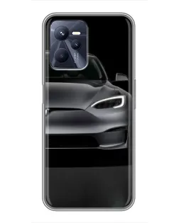 Чехол для Realme C35 с картинкой «Tesla Model S Look»
