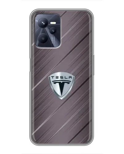 Чохол для Realme C35 з картинкою «Металева текстура Tesla» Чохол для Realme C35 з картинкою «Металева текстура Tesla»