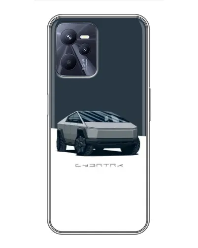Чохол для Realme C35 з картинкою «Сріблястий Cybertruck Tesla» Чохол для Realme C35 з картинкою «Сріблястий Cybertruck Tesla»
