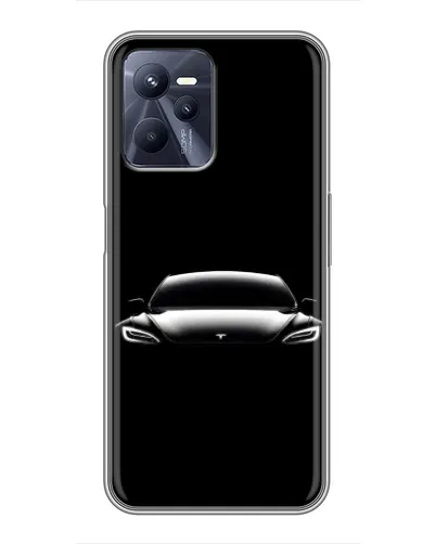 Чохол для Realme C35 з картинкою «Фари Tesla Night» Чохол для Realme C35 з картинкою «Фари Tesla Night»
