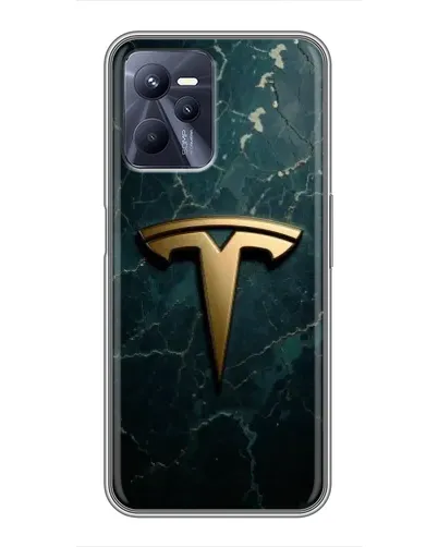 Чохол для Realme C35 з картинкою «Мармурова Tesla Gold» Чохол для Realme C35 з картинкою «Мармурова Tesla Gold»