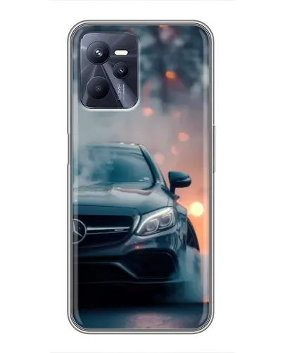 Чехол для Realme C35 с картинкой «Mercedes — ночной город» Чехол для Realme C35 с картинкой «Mercedes — ночной город»