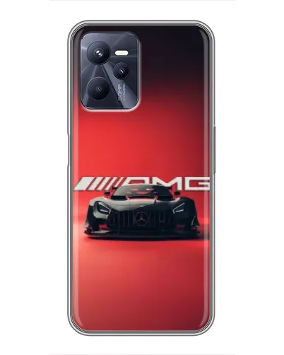 Чехол для Realme C35 с картинкой «Mercedes AMG — красная линия» Чехол для Realme C35 с картинкой «Mercedes AMG — красная линия»