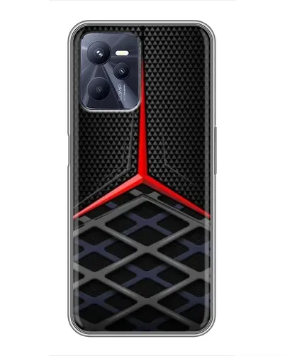 Чехол для Realme C35 с картинкой «Mercedes Carbon Grid» Чехол для Realme C35 с картинкой «Mercedes Carbon Grid»