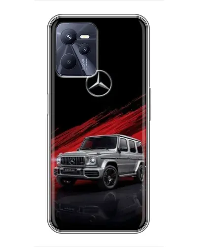 Чехол для Realme C35 с картинкой «Mercedes G-Class красный» Чехол для Realme C35 с картинкой «Mercedes G-Class красный»