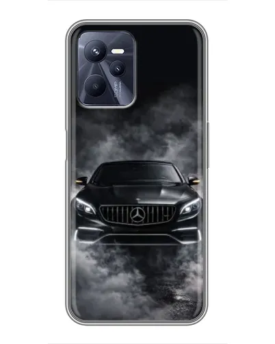 Чехол для Realme C35 с картинкой «Mercedes в дыму» Чехол для Realme C35 с картинкой «Mercedes в дыму»