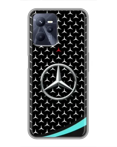 Чехол для Realme C35 с картинкой «Mercedes — бирюзовый акцент» Чехол для Realme C35 с картинкой «Mercedes — бирюзовый акцент»