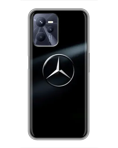 Чехол для Realme C35 с картинкой «Mercedes на металле» Чехол для Realme C35 с картинкой «Mercedes на металле»