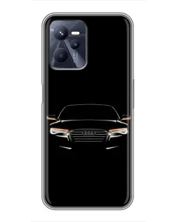 Чохол для Realme C35 з картинкою «Audi — нічний контур»