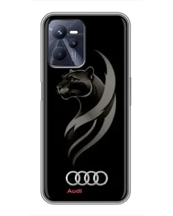 Чохол для Realme C35 з картинкою «Графіка — пантера та Audi»