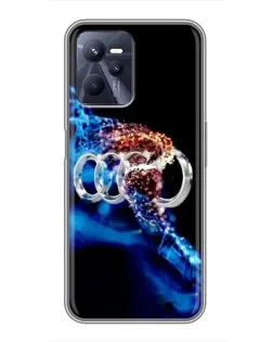 Чохол для Realme C35 з картинкою «Енергія лого Audi»