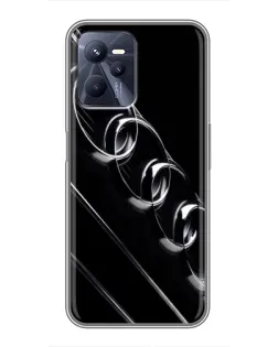 Чохол для Realme C35 з картинкою «Audi — абстрактні кільця»