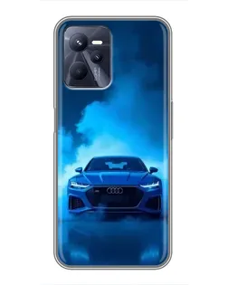 Чохол для Realme C35 з картинкою «Audi — блакитна енергія»