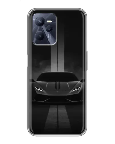 Чехол для Realme C35 с картинкой «Lamborghini симметрия дорог» Чехол для Realme C35 с картинкой «Lamborghini симметрия дорог»