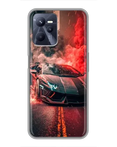 Чехол для Realme C35 с картинкой «Lamborghini красный дым» Чехол для Realme C35 с картинкой «Lamborghini красный дым»