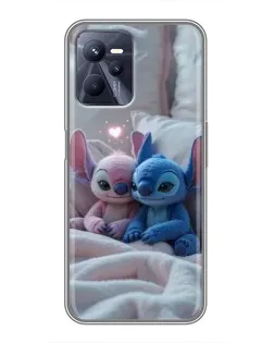 Чохол для Realme C35 з картинкою «Плюшеві Стіч Ангел»