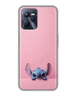 Чохол для Realme C35 з картинкою «Stitch визирає»