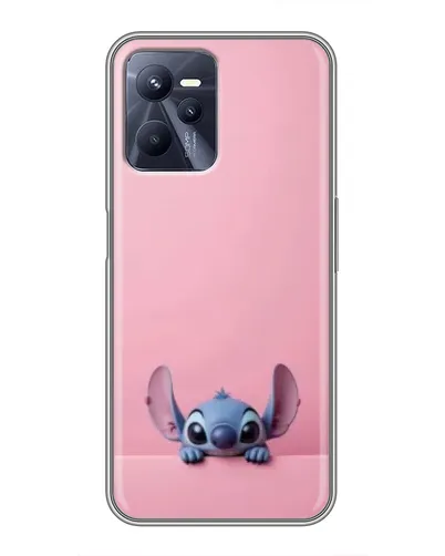 Чехол для Realme C35 с картинкой «Stitch выглядывает»
