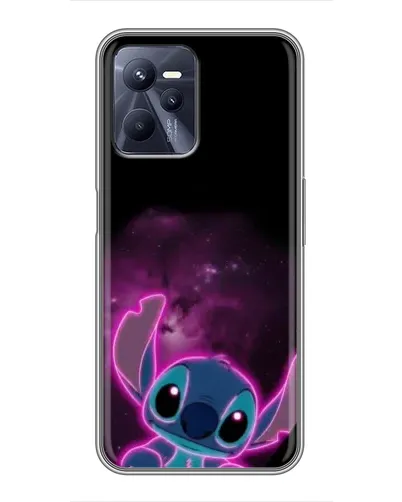 Чехол для Realme C35 с картинкой «Неоновый Stitch»