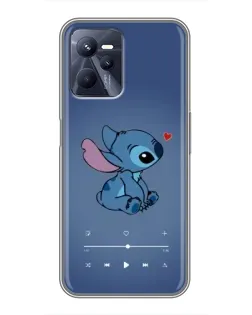 Чохол для Realme C35 з картинкою «Музичний Stitch»