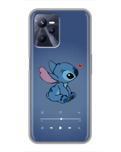 Чехол для Realme C35 с картинкой «Музыкальный Stitch»