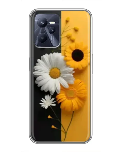 Чехол для Realme C35 с картинкой «Подсолнух и ромашка» Чехол для Realme C35 с картинкой «Подсолнух и ромашка»