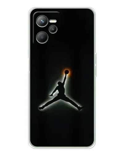 Чехол для Realme C36 с картинкой «Jordan Gradient Logo»