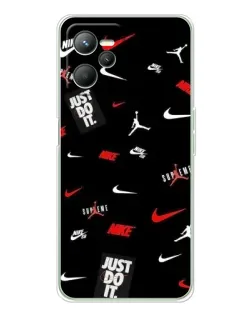 Чехол для Realme C36 с картинкой «Nike Mix Pattern»