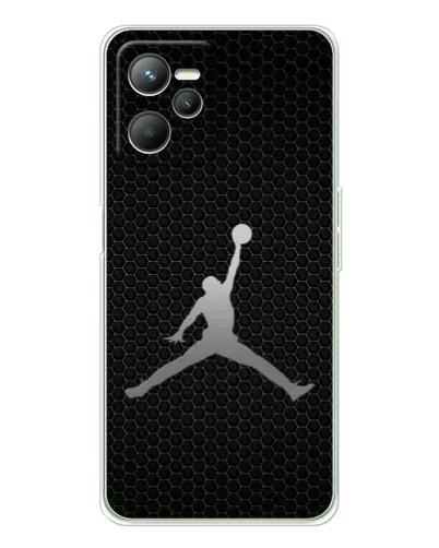 Чехол для Realme C36 с картинкой «Jordan Dark Carbon»
