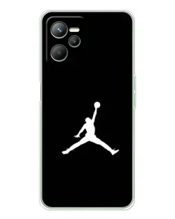 Чехол для Realme C36 с картинкой «Jordan Silhouette»