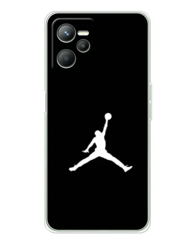 Чехол для Realme C36 с картинкой «Jordan Silhouette»