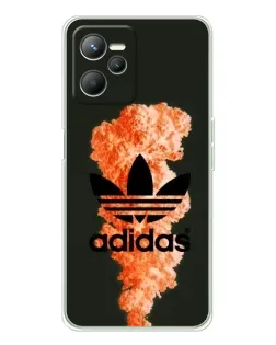 Чехол для Realme C36 с картинкой «Оранжевый дым Adidas» Чехол для Realme C36 с картинкой «Оранжевый дым Adidas»
