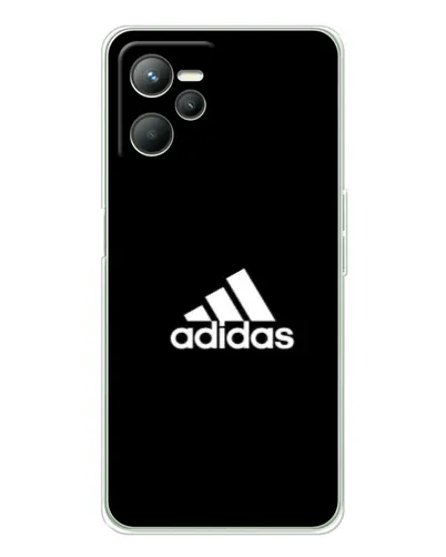 Чехол для Realme C36 с картинкой «Черная классика Adidas»