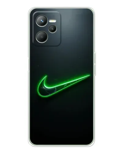 Чехол для Realme C36 с картинкой «Неоновый контур Nike» Чехол для Realme C36 с картинкой «Неоновый контур Nike»
