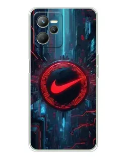 Чехол для Realme C36 с картинкой «Техногенный стиль Nike» Чехол для Realme C36 с картинкой «Техногенный стиль Nike»
