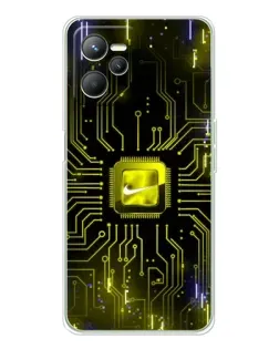 Чехол для Realme C36 с картинкой «Nike — золотая искра» Чехол для Realme C36 с картинкой «Nike — золотая искра»