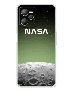 Чехол для Realme C36 с картинкой «NASA — лунный градиент» Чехол для Realme C36 с картинкой «NASA — лунный градиент»