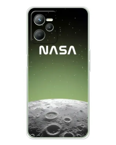 Чехол для Realme C36 с картинкой «NASA — лунный градиент»