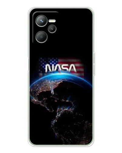 Чехол для Realme C36 с картинкой «Земля из космоса NASA»