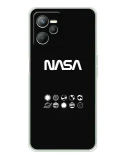 Чехол для Realme C36 с картинкой «NASA — технический принт» Чехол для Realme C36 с картинкой «NASA — технический принт»