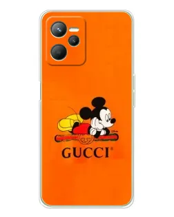 Чохол для Realme C36 з картинкою «Міккі Маус Gucci — помаранч» Чохол для Realme C36 з картинкою «Міккі Маус Gucci — помаранч»