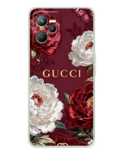 Чехол для Realme C36 с картинкой «Gucci — бордовые розы» Чехол для Realme C36 с картинкой «Gucci — бордовые розы»