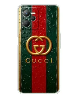 Чохол для Realme C36 з картинкою «Gucci — фірмова смуга та золото» Чохол для Realme C36 з картинкою «Gucci — фірмова смуга та золото»