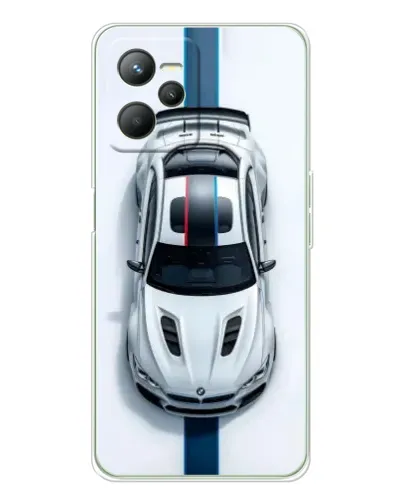 Чехол для Realme C36 с картинкой «Вид сверху — BMW M»