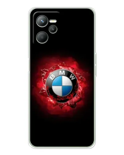 Чехол для Realme C36 с картинкой «Логотип BMW — вспышка»