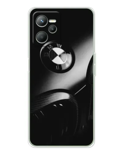 Чехол для Realme C36 с картинкой «Эмблема BMW — макро»