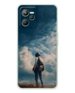 Чохол для Realme C36 з картинкою «Герой PUBG на скелі» Чохол для Realme C36 з картинкою «Герой PUBG на скелі»